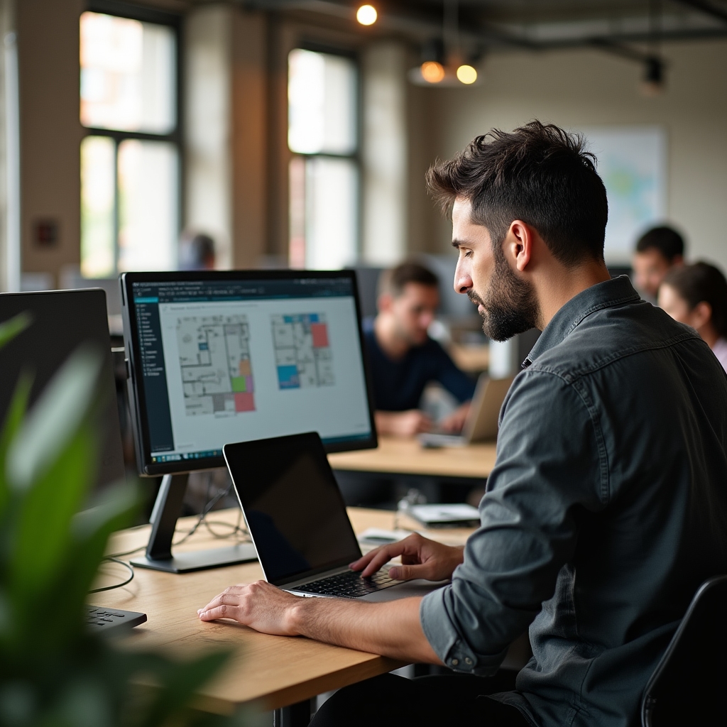 Менеджер коворкинга работает с платформой CoreFlow